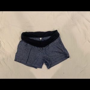Linen Maternity Shorts